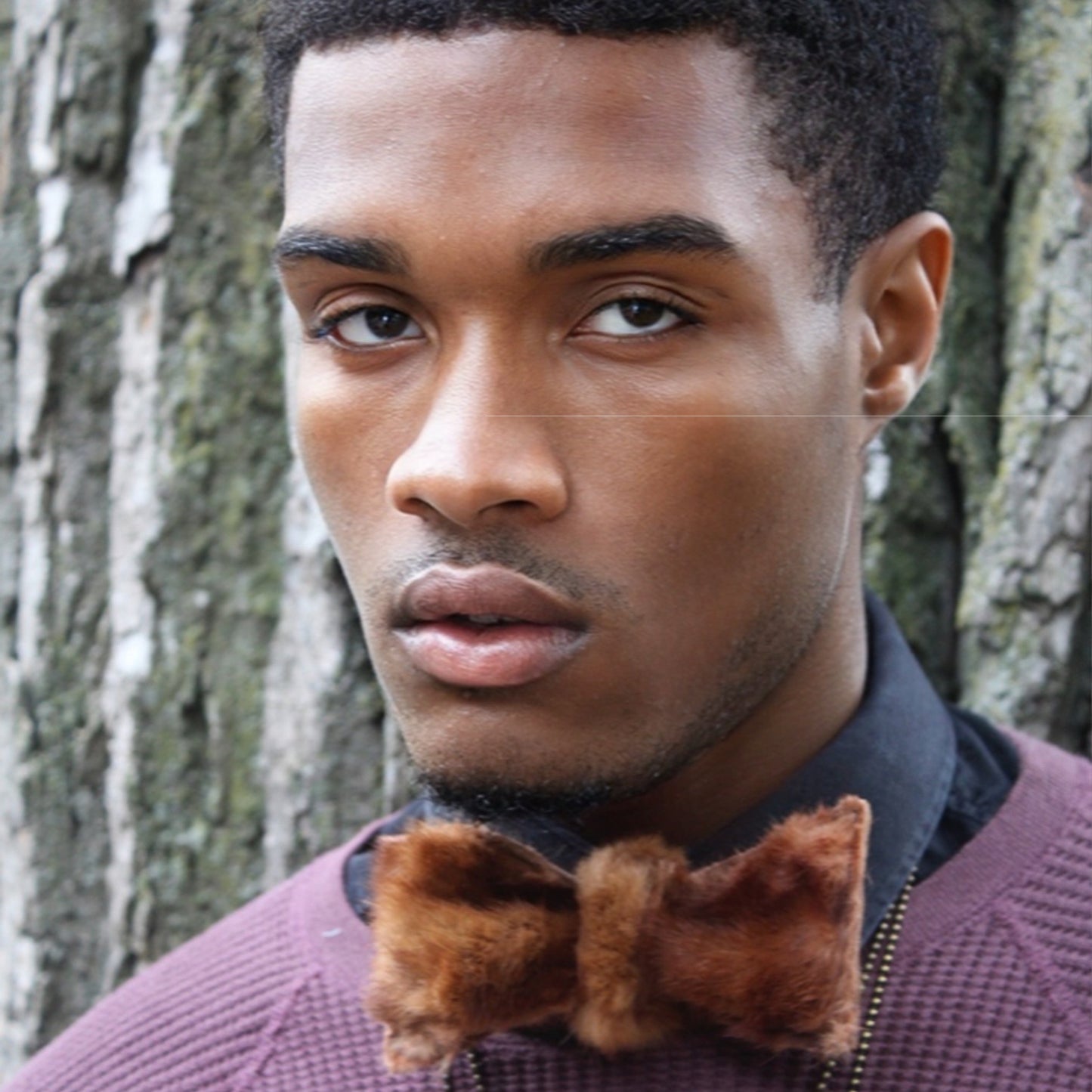 Mink Bow Tie