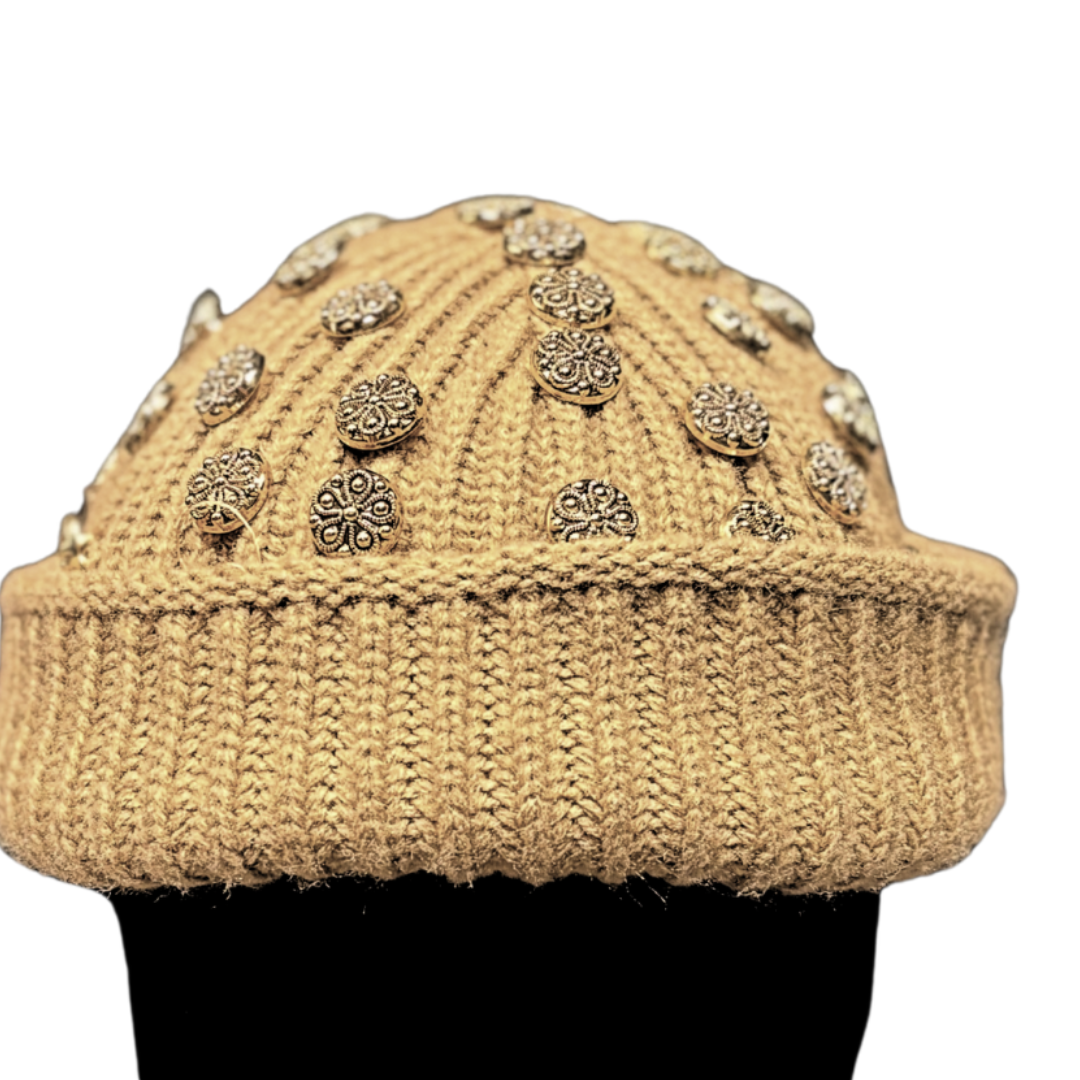 Bennie with gold buttons 